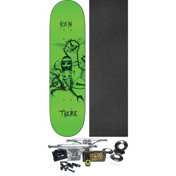 There Skateboards Kien Caples Severed Thorns Skateboard Deck - 8.38" x 32.25" - Complete Skateboard Bundle